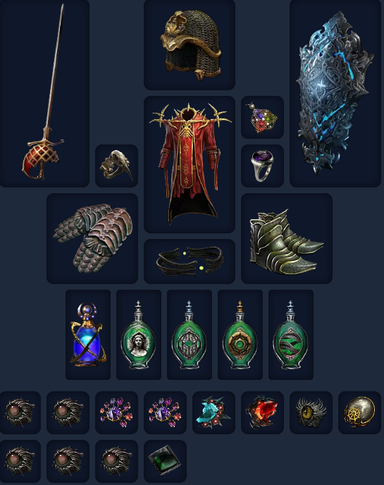 Holy Relic Necromancer poe 3.27 gear set